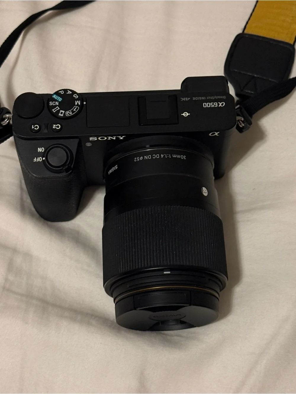 Sony A6500 with a Sigma 30mm lens
